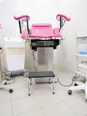 Jinekolojik sandalye yakın çekim