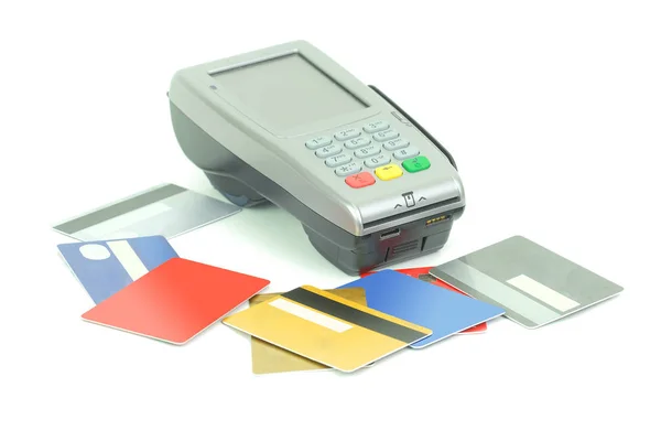 Credit cards reader — Stock Photo, Image