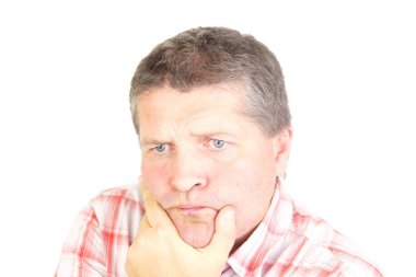 Bir adam portresi yakın çekim