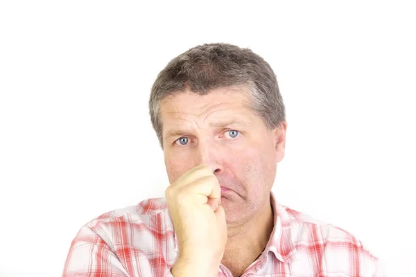 Retrato de un hombre de cerca — Foto de Stock