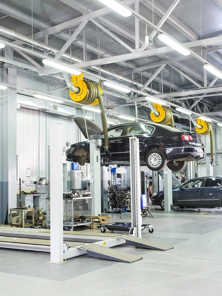 Tula Rusia Mayo 2015 Coche Una Estación Reparación Automóviles — Foto de Stock