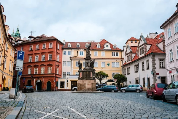 Praga Cechia Novembre 2017 Strada Nel Centro Praga — Foto Stock