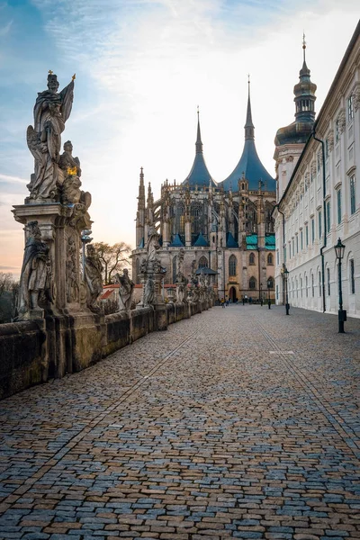 Kutna Hora République Tchèque Nivember 2017 Cathédrale Sainte Barbara Kutna — Photo