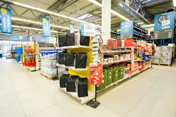 Klimovsk Moscow Region Russsia Oktober 2017 Interiör Bil Komponenter Butik — Stockfoto