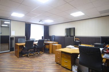Kolomna, Rusya - Kasım, 30, 2017: Kolomna, Rusya bir iş merkezinde ofiste