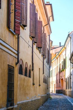 Padova, İtalya - 22 Haziran 2017: Padova, İtalya'nın merkezi sokakta