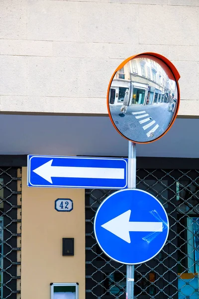 Padova Itália Junho 2017 Veiw Espelho Rua Uma Rua Centro — Fotografia de Stock