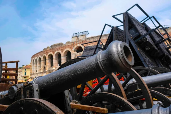 Βερόνα Ιταλία Ιούλιος 2017 Τοπίο Της Arena Verona — Φωτογραφία Αρχείου