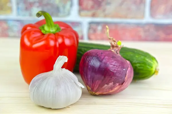 Different Vegetables Close — Stock Photo, Image