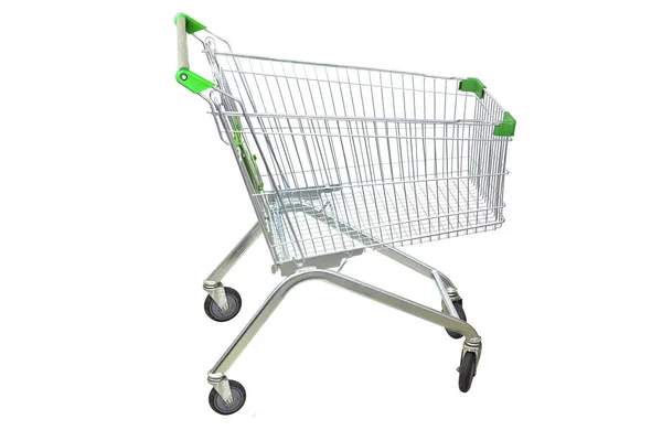 Image Shopping Trolleys Isolated — Stock Photo, Image