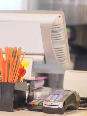 Kredi kart okuyucu bir tablo görüntüsü