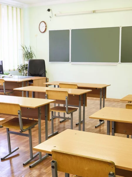 Interior Empty School Class — Stock Photo, Image