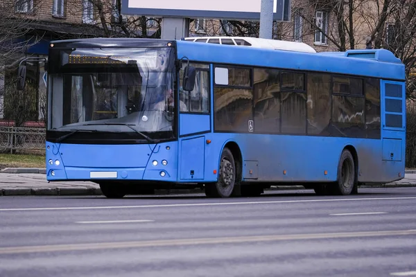 Moskau Russland April 2018 Bus Auf Der Moskauer Straße — Stockfoto