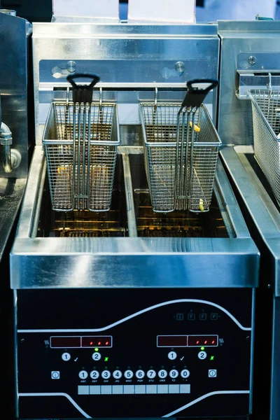 Das Bild Einer Pommes Maschine — Stockfoto