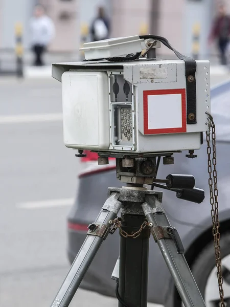 Tula Rússia Abril 2018 Câmera Para Controle Velocidade Tula Rússia — Fotografia de Stock