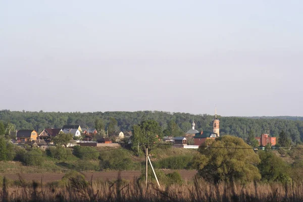 Das Bild Der Häuser Ländlichen Raum — Stockfoto