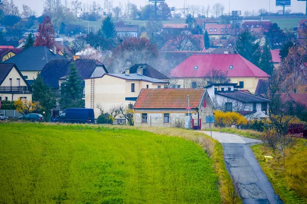 Immagine Del Paesaggio Con Vista Sulla Periferia Praga — Foto Stock