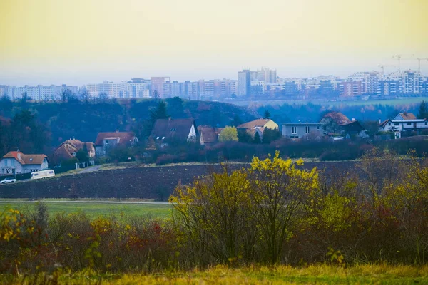 Imagen Del Paisaje Con Vistas Las Afueras Praga — Foto de Stock