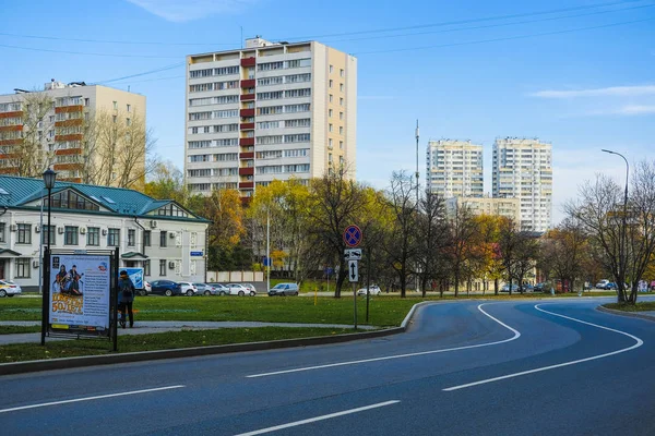 러시아 모스크바 2019 모스크바의 지역에 도로의 — 스톡 사진