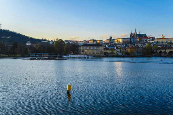 Prague République Tchèque Novembre 2019 Paysage Prague Avec Vue Sur — Photo