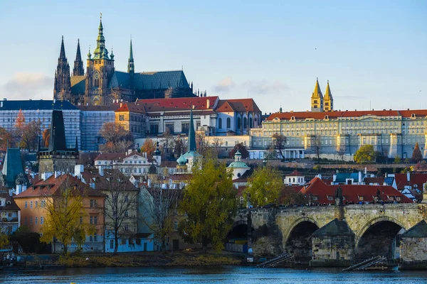 Prag Tschechische Republik November 2019 Prager Landschaft Mit Blick Auf — Stockfoto