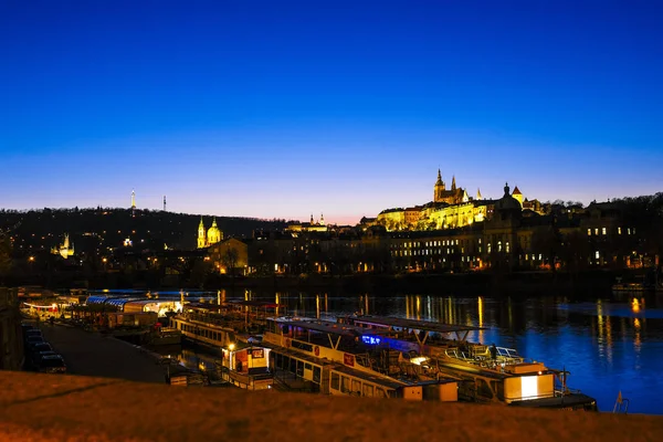 Prag Tschechische Republik November 2019 Landschaft Mit Dem Bild Des — Stockfoto