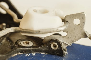 Kayak bağının bir kısmının yakın plan resmi