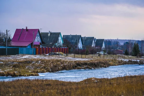 Senhösten Landskap Bild — Stockfoto