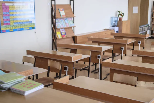 Moscow Russia January 2020 Interior Empty School Class Moscow Russia — 스톡 사진