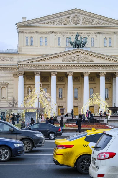 Moscú Rusia Enero 2020 Teatro Bolshoy Moscú Rusia — Foto de Stock