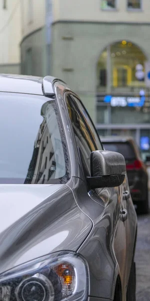 Moskau Russland Januar 2020 Das Bild Eines Parkplatzes Der Moskauer — Stockfoto