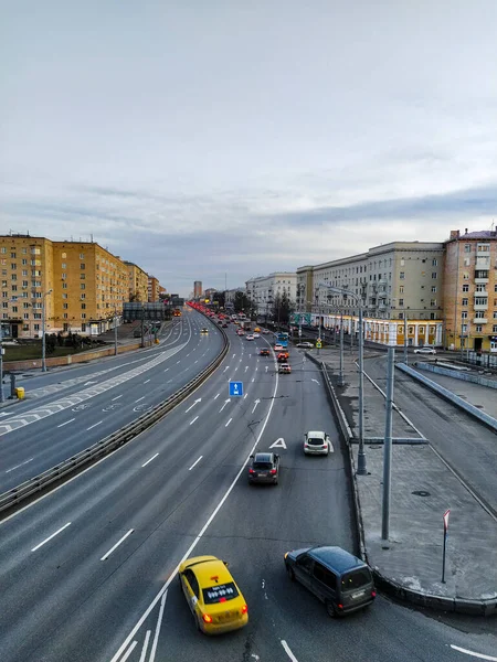 러시아 모스크바 2020 모스크바 속도로 — 스톡 사진