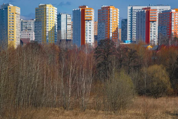 Moskova Yeni Bir Yerleşim Yerinin Görüntüsü — Stok fotoğraf