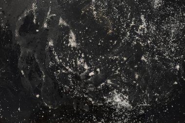 Siyah beton doku, karanlık kenarları