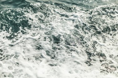 Aqua deniz suyu yüzeyinin arka plan çekimi