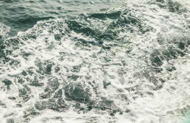 Aqua deniz suyu yüzeyinin arka plan çekimi