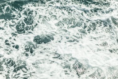 Aqua deniz suyu yüzeyinin arka plan çekimi