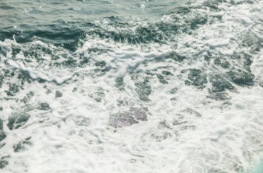 Aqua deniz suyu yüzeyinin arka plan çekimi