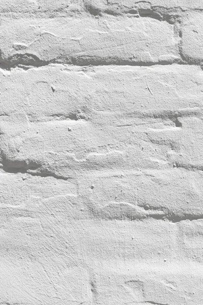 Mur en brique blanche, parfait comme fond, photographie carrée — Photo