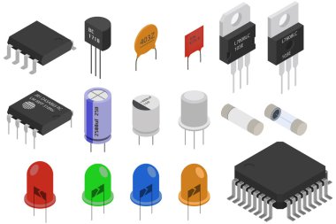İzometrik elektronik bileşenler