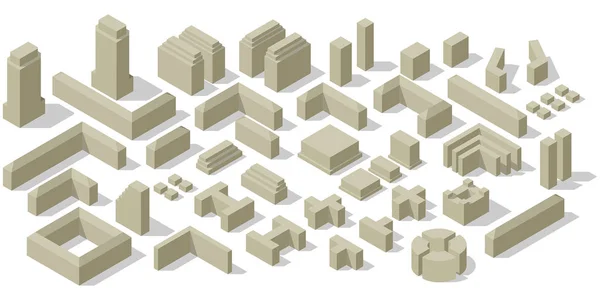 Stadtplan aufgestellt — Stockvektor