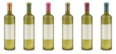 Gerçekçi şarap şişeleri