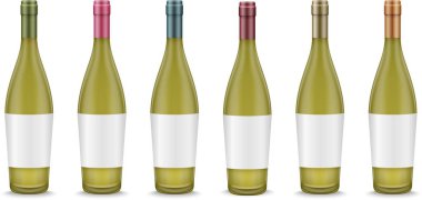Gerçekçi şarap şişeleri