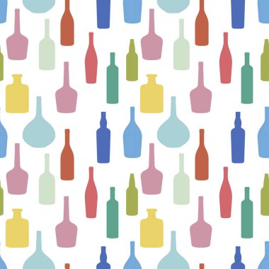 şarap şişeleri desen