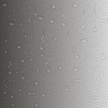 şeffaf su damlaları