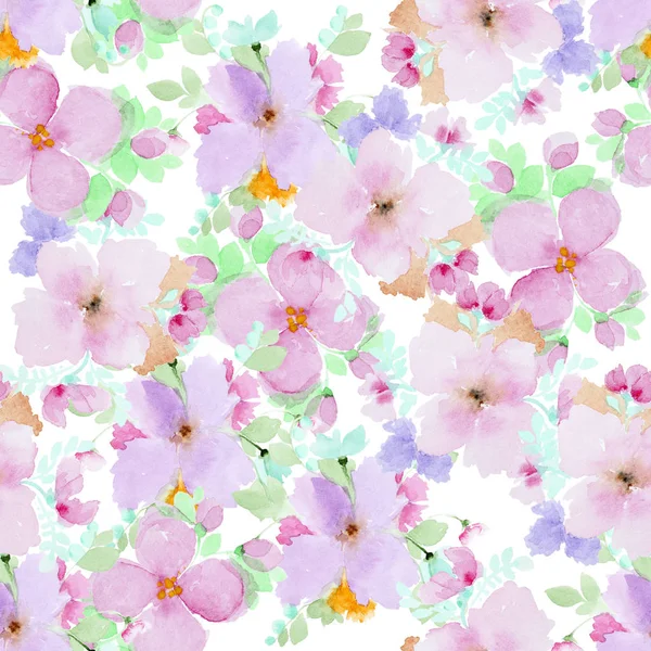 Watercolor seamless pattern — Stock Photo, Image