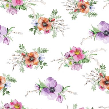 Suluboya çiçek Yazdır