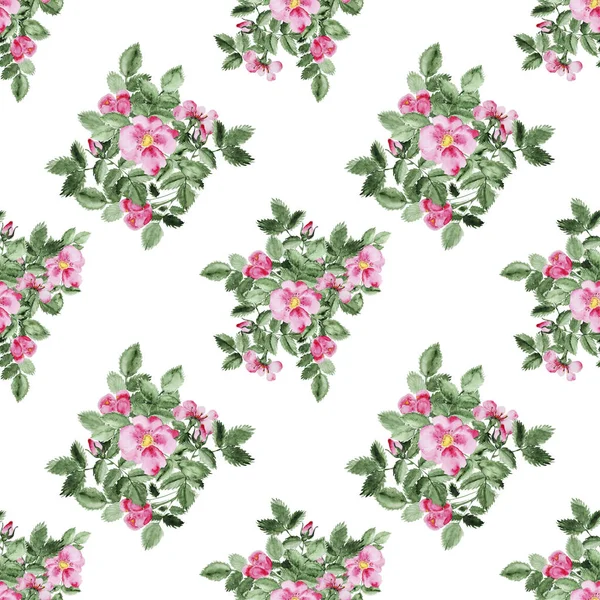 Briar blossom flower pattern