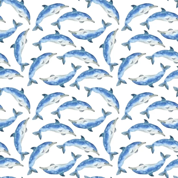 Modèle de baleines aquarelle — Photo