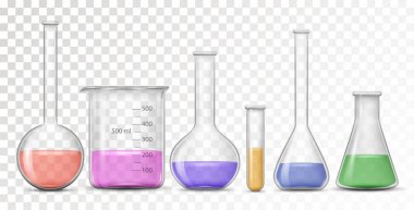 Equipment for chemical lab clipart